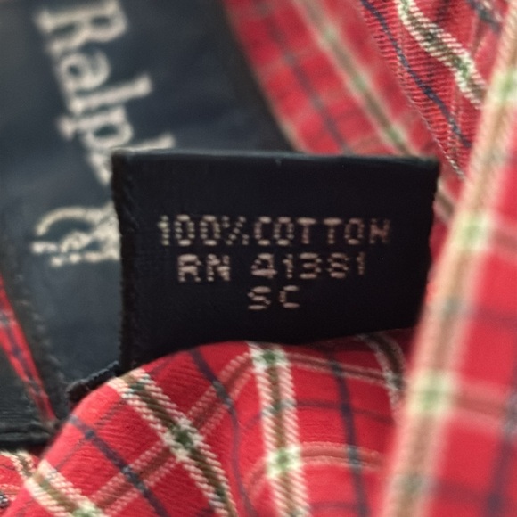 Ralph Lauren | Men's Red Yarmouth Checkered Shirt - Picture 11 of 11